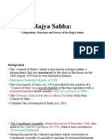 Rajya Sabha:: Composition, Functions and Powers of The Rajya Sabha