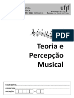 Gabarito Teoria e Percepção Musical