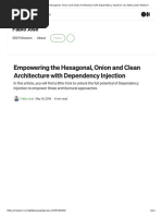 Empowering The Hexagonal, Onion and Clean Architecture With Dependency Injection - by Fábio José - Medium