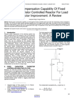 Reactive Compensation Capability of Fixed Capacitor Thyristor Controlled Reactor For Load Power Factor Improvement A Review