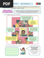 Ficha de Comunicación, Lunes 13 de Setiembre.