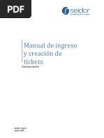 Manual Ingreso y Creación de Ticket - Service Desk 7.2