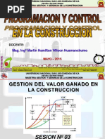 Valor Ganado en La Construccion