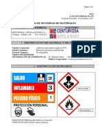 MSDS Del Pegamento para PVC