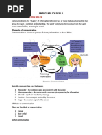 Employabilty Skills Focus Area