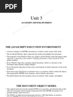 Unit 3 (JavaScript and HTML Documents)