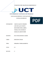 Demanda y Emplazamiento