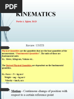 General Physics 1 Kinematics