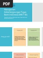 Manajemen Keberlangsungan Tugas Bank Indonesia (MKT-BI) Pengujian Rencana Keberlangsungan Tugas (RKT) Dan Rencana Pemulihan TI