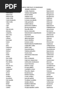 Nombres de Plantas