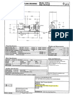 Model 3175L Goulds Pumps Outline Drawing Size 12x14-22: Weights and Specification