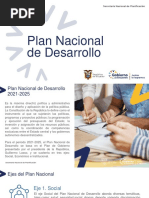 PPT Presentación de Los Ejes y Objetivos Del Plan Nacional de Desarrollo