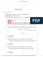 Ejercicio 4 FUNCIONESFUNCIONES CALCULO DIFERENCIAL