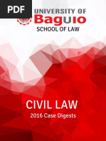 Civil Law 2016 Case Digests