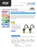 Tesla meter,Gauss meter、Magnetic flux densimeter、Introduction Handy type