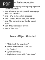 JAVA - An Overview