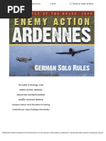 Enemy Action Ardennes - Reglas Solitario Aleman - Español