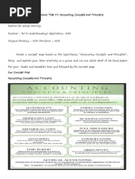 Performance Task #2 Accounting Concepts and Principles