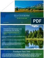 ECO TOURISM (Materi Kuliah)