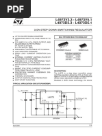 L4973V3.3 - L4973V5.1 L4973D3.3 - L4973D5.1: 3.5A Step Down Switching Regulator