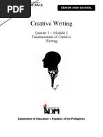 Quarter 1 - Module 1 Fundamentals of Creative Writing