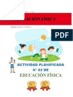 ACTIVIDAD #02 Secundaria 1º y 2º Educación Física