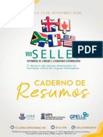 Caderno de Resumos - Viii Selles