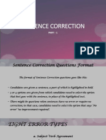 Sentence Correction