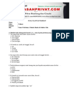 Soal Kelas 5 Tema 9 Subtema 1