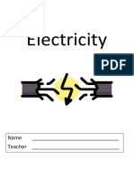 Electricity: Name - Teacher