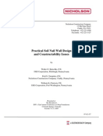 07-02-157 Practical Soil Nail Wall Design and Constructability Issues