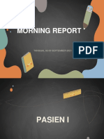 Morning Report Anestesi