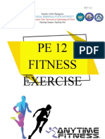 PE 12 Fitness Exercise: The Premier State University in Zamboanga Del Norte