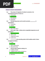 MCQS Management Chapter7 - Quality Management