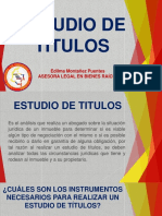 Presentacion Estudio de Titulos