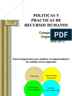 Politicas y Practicas de Recursos Humanos