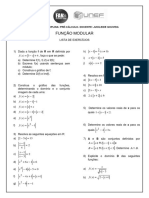 Lista de Atividades - Funcao Modular - 21 05 2017