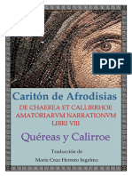 Caritón de Afrodisias - de Chaerea Et Callirhoe Amatoriarum Narrationum - Las Aventuras de Quéreas y Calirroe