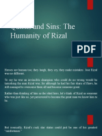 Rizal - Quirks and Sins