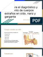 Guía para El Diagnóstico y Tratamiento de Cuerpos Extraños en Oído, Nariz y Garganta