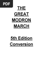 The Great Modron March 5e