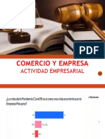 Comercio y Empresa - Actividad Empresarial Presentación