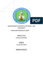 Damodaram Sanjivayya National Law University Visakhapatanam, Ap.,India