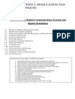 Communications 2: Modulation and Coding Techniques