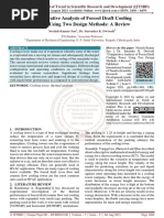 Comparative Analysis of Forced Draft Cooling Tower Using Two Design Methods A Review