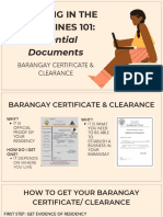 How To Get Barangay Clearance