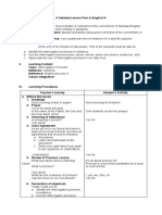 A Detailed Lesson Plan in English III - DEMO TEACHING