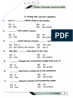 Practice Exercise: Fill in The Blanks Using The Correct Options