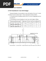 4 Tower Crane Foundation