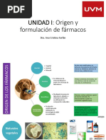 UNIDAD I Origen y Desarrollo de Fármacos ACFB